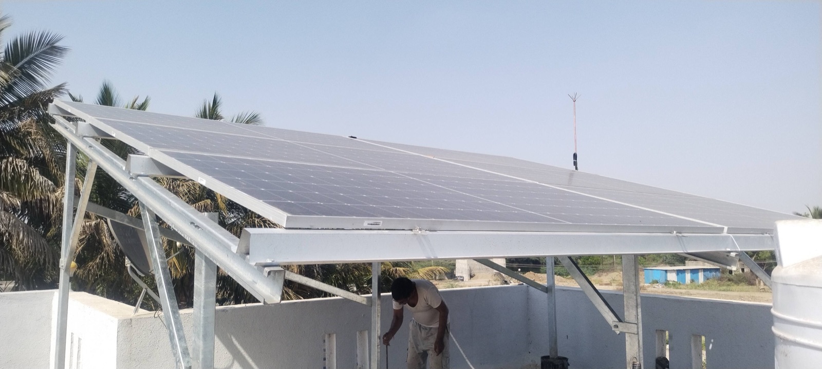 Bhalebrao Family solar installation, Kalamb