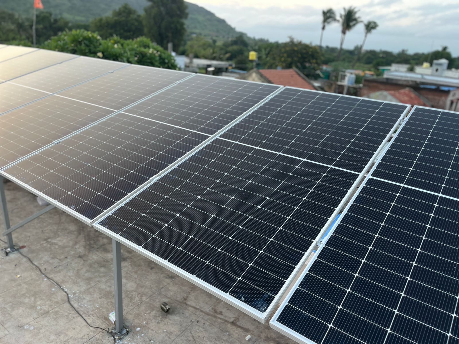 Jori Family solar installation, Pargaon